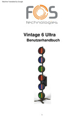Fos Technologies Vintage 6 Ultra Benutzerhandbuch