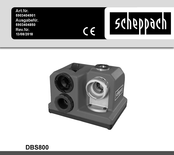 Scheppach DBS800 Bedienungsanleitung