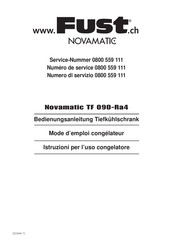Fust Novamatic TF 090-Ra4 Bedienungsanleitung