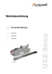 unicraft USZ 801 Betriebsanleitung
