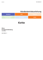 Shimano CN-LG500 Händlerbetriebsanleitung