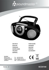 Wörlein SOUNDMASTER SCD5100SW Bedienungsanleitung