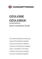 Conceptronic OZUL03BE Schnellinstallationsanleitung