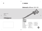 Bosch UniversalLeafBlower 18V-130 Originalbetriebsanleitung