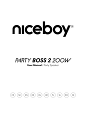 Niceboy PARTY BOSS 2 200W Bedienungsanleitung
