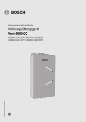 Bosch V4000CC 100 SP Bedienungsanleitung Für Den Betreiber