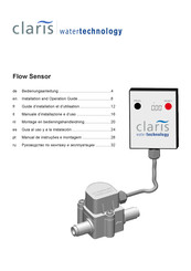 Claris Flow Sensor Bedienungsanleitung