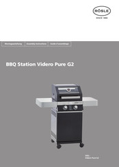 Rösle BBQ Station Videro Pure G2 Montageanleitung