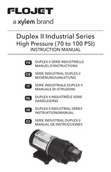 Xylem FLOJET Duplex II Industrial Serie Bedienungsanleitung