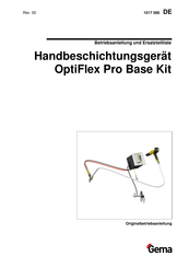Gema OptiFlex Pro Base Kit Betriebsanleitung Und Ersatzteilliste