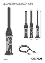 Osram LEDinspect SLIM MAX 1000 Bedienungsanleitung