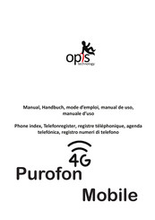 Opis Purofon Mobile 4G Handbuch