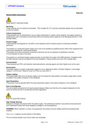 TDK-Lambda CPFE500F Handbuch
