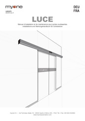 myone LUCE Installations- Und Wartungshandbuch