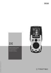 Trotec BE60 Gebrauchsanleitung
