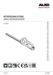 Al-Ko HT 4055 Betriebsanleitung