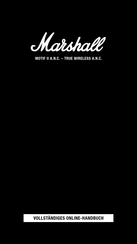 Marshall MOTIF II A.N.C. Vollständiges Benutzerhandbuch