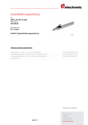 TR-Electronic LMP-30 Bedienungsanleitung
