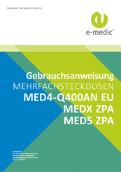 E-Medic MEDX ZPA Gebrauchsanweisung