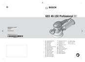 Bosch GEX 40-150 Professional Originalbetriebsanleitung
