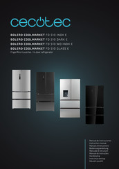 cecotec BOLERO COOLMARKET FD 510 DARK E Bedienungsanleitung