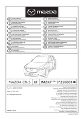 Mazda KSD5 V4 9C0 Einbauanleitung