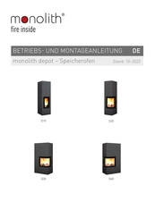 monolith D40 Betriebs- Und Montageanleitung