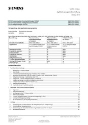 Siemens 5WG1 258-2DB12 Applikationsprogrammbeschreibung