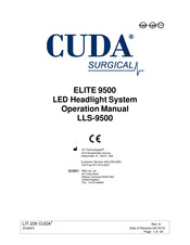 Cuda surgical ELITE 9500 Bedienungsanleitung