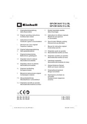 EINHELL GP-CM 36/52 S Li BL Originalbetriebsanleitung