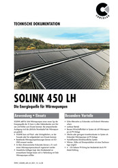 Consolar SOLINK 450 LH Technische Dokumentation