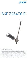 SKF 226400 E Bedienungsanleitung
