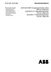 ABB ACS 600 Benutzerhandbuch