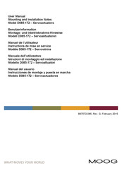 Moog D085-172 Benutzerinformation