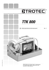 Trotec TTK800 Bedienungsanleitung