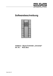 Jung RCD 20 Serie Softwarebeschreibung
