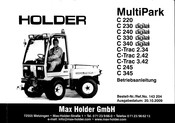 Holder MultiPark C 220 Betriebsanleitung