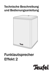 Teufel Effekt 2 Technische Beschreibung Und Bedienungsanleitung