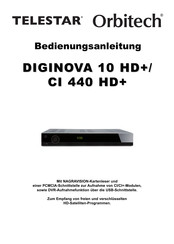 Telestar Orbitech DIGINOVA 10 HD+ Bedienungsanleitung