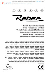 Reber 9010 NP Bedienungsanleitung Und Wartung