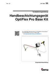 Gema OptiFlex Pro Base Kit Kurzbedienungsanleitung