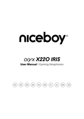 Niceboy oryx X220 IRIS Bedienungsanleitung