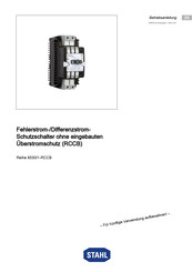 Stahl 8530/1-RCCB Serie Betriebsanleitung