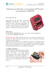 Aqua Computer AQUASTREAM ULTIMATE Anleitung