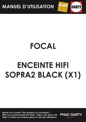 Focal SOPRA Gebrauchsanleitung