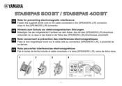 Yamaha STAGEPAS 600BT Hinweis