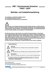 Dehoust IRM TWIST 2m Betriebs Und Installationsanleitung