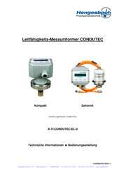 Hengesbach A-TI-CONDUTEC-EL-d Bedienungsanleitung