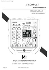next audiocom M1 Benutzerhandbuch