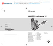Bosch GBM 50-2 Professional heavy duty Originalbetriebsanleitung